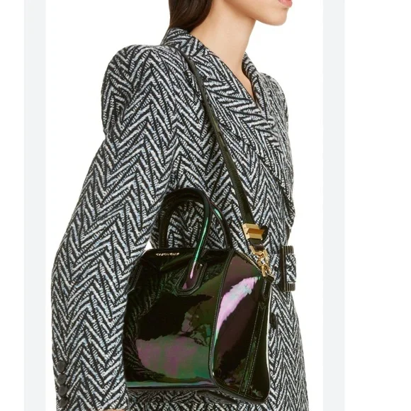 RARE Givenchy Antigona Oil Slick Iridescent satchel crossbody bag RETAIL 5,000 - Picture 2 of 13